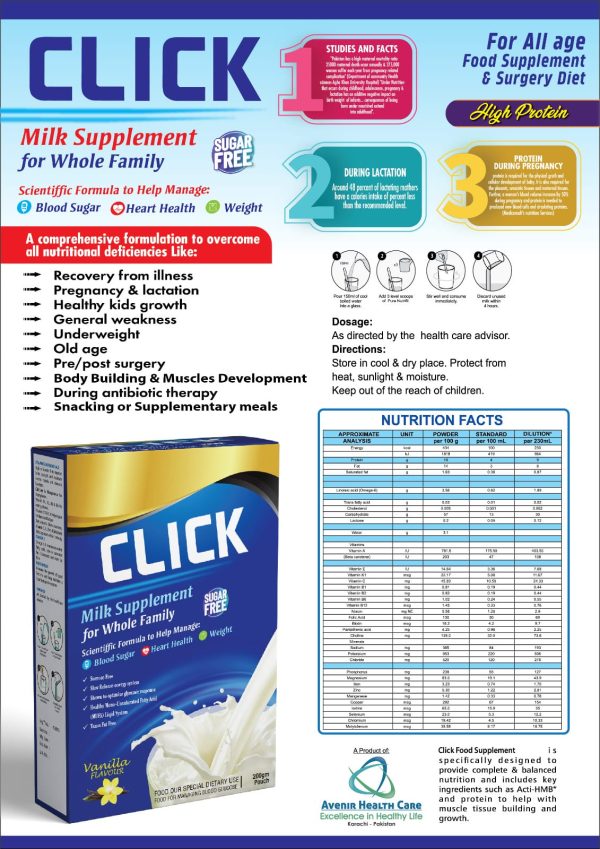 CLICK FOOD SUPPLEMENT - Image 2